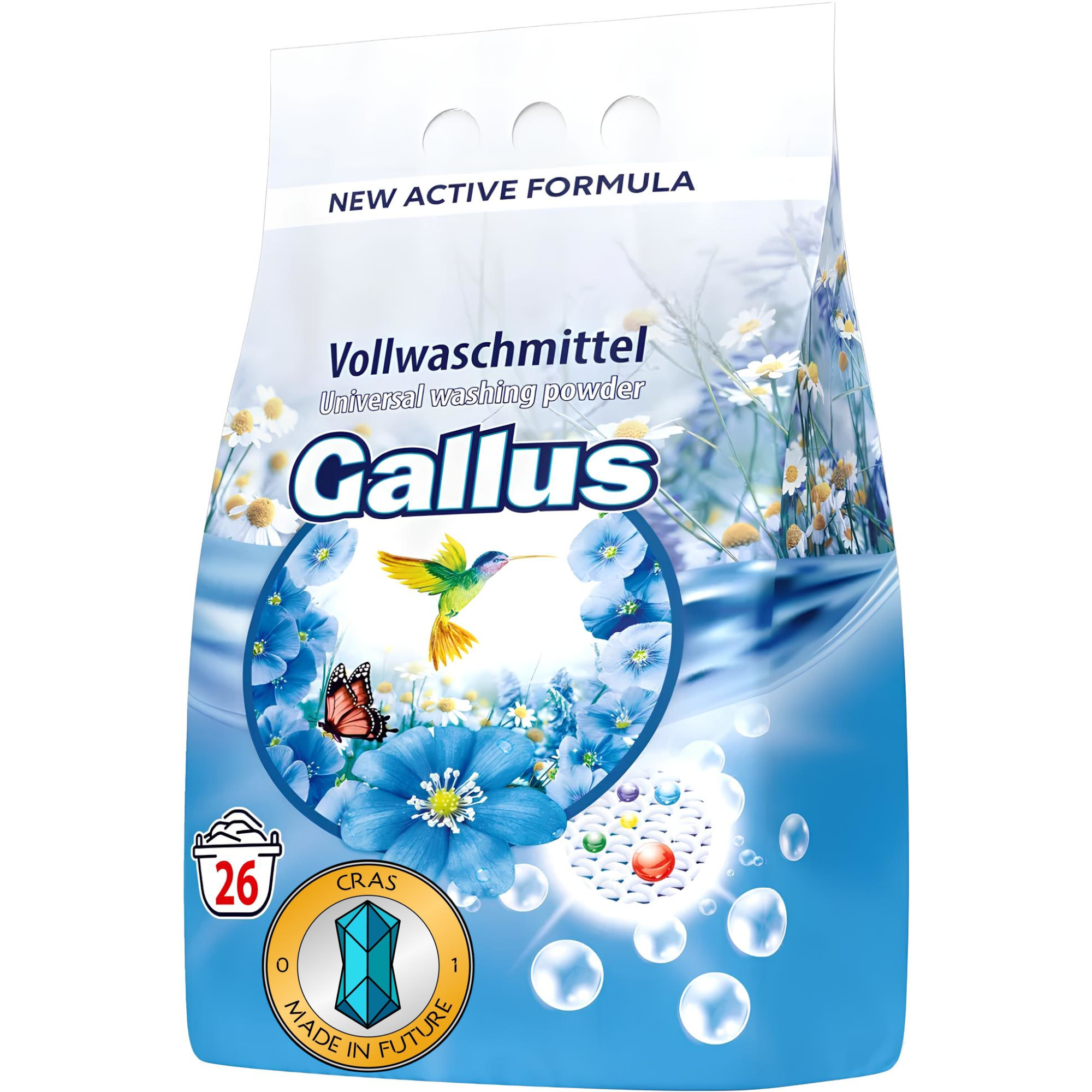 Порошок універсальний Gallus - Vollwaschmittel, 1.7 кг